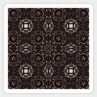 Black and White Turkey Butt Pattern - WelshDesignsTP002 Sticker